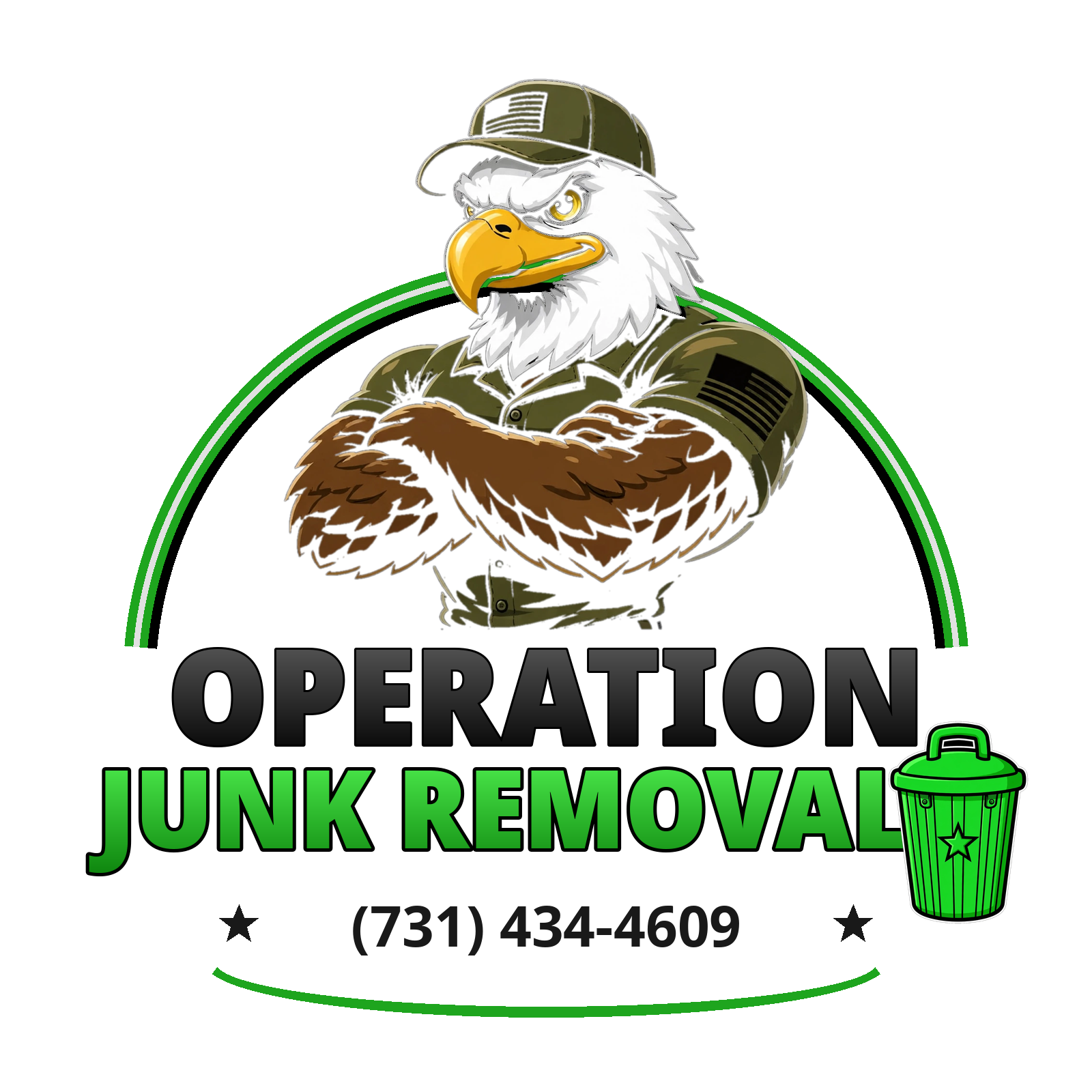 Operation Junk Removal eagle logo